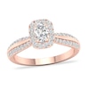 Thumbnail Image 0 of Diamond Ring 3/4 ct tw Round-cut 14K Rose Gold