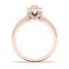 Thumbnail Image 1 of Diamond Ring 3/4 ct tw Round-cut 14K Rose Gold