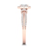Thumbnail Image 2 of Diamond Ring 3/4 ct tw Round-cut 14K Rose Gold