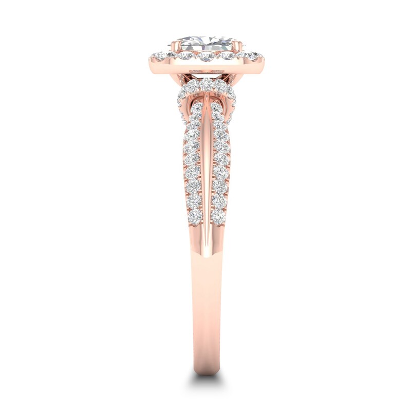 Diamond Ring 3/4 ct tw Round-cut 14K Rose Gold
