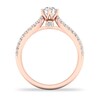 Thumbnail Image 2 of Diamond Ring 3/4 ct tw Round-cut 14K Rose Gold