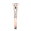 Thumbnail Image 3 of Diamond Ring 3/4 ct tw Round-cut 14K Rose Gold