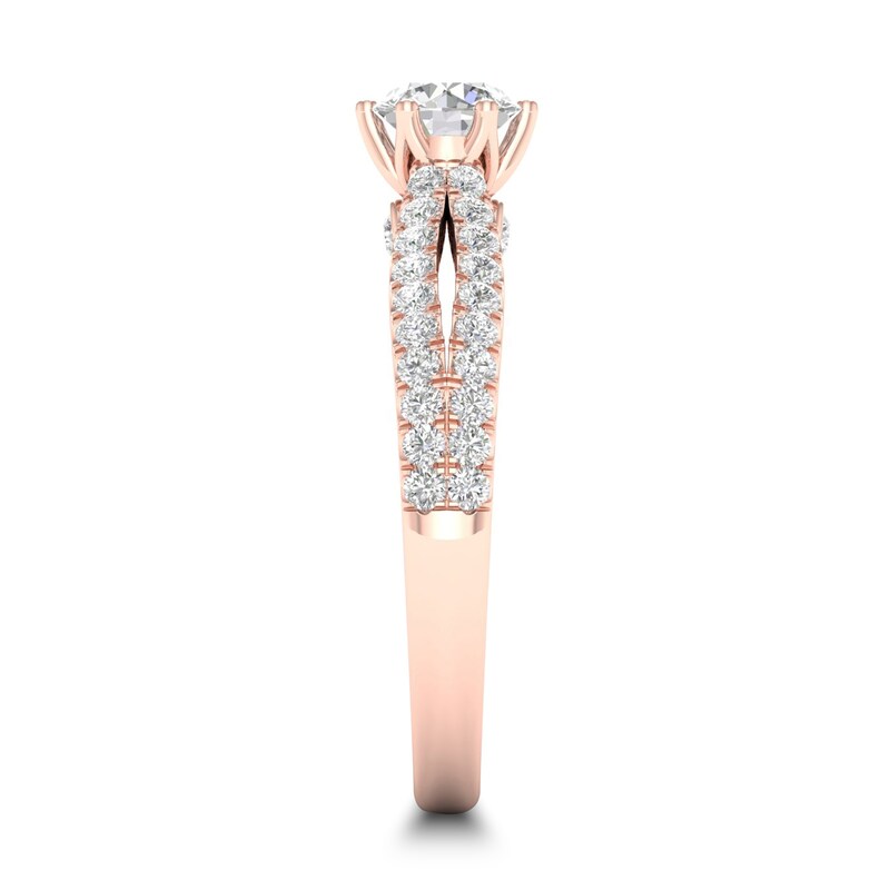 Main Image 3 of Diamond Ring 3/4 ct tw Round-cut 14K Rose Gold
