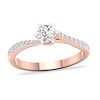 Thumbnail Image 1 of Diamond Ring 1/2 ct tw Round-cut 14K Rose Gold