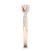 Thumbnail Image 3 of Diamond Ring 1/2 ct tw Round-cut 14K Rose Gold