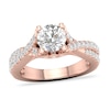 Thumbnail Image 1 of Diamond Ring 1-1/2 ct tw Round-cut 14K Rose Gold