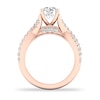 Thumbnail Image 2 of Diamond Ring 1-1/2 ct tw Round-cut 14K Rose Gold