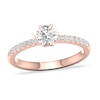 Thumbnail Image 0 of Diamond Ring 1/2 ct tw Round-cut 14K Rose Gold