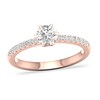Thumbnail Image 0 of Diamond Ring 1/2 ct tw Round-cut 14K Rose Gold