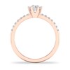 Thumbnail Image 1 of Diamond Ring 1/2 ct tw Round-cut 14K Rose Gold