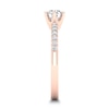 Thumbnail Image 2 of Diamond Ring 1/2 ct tw Round-cut 14K Rose Gold