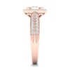 Thumbnail Image 2 of Diamond Ring 3/4 ct tw Round-cut 14K Rose Gold