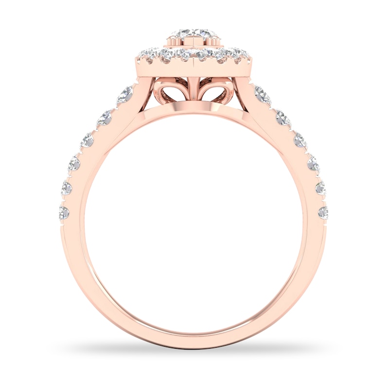 Main Image 2 of Diamond Ring 1 ct tw Round 14K Rose Gold