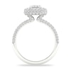 Thumbnail Image 3 of Diamond Engagement Ring 1-1/2 ct tw Emerald-cut 14K White Gold