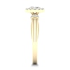 Thumbnail Image 3 of Diamond Ring 1/2 ct tw Oval/Round-cut 14K Yellow Gold