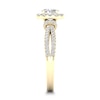 Thumbnail Image 2 of Diamond Ring 3/4 ct tw Oval/Round-cut 14K Yellow Gold