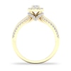 Thumbnail Image 2 of Diamond Ring 3/4 ct tw Round-cut 14K Yellow Gold