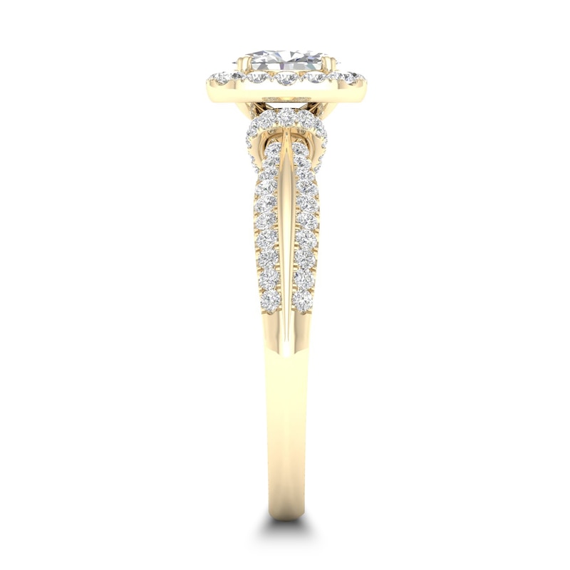 Main Image 3 of Diamond Ring 3/4 ct tw Round-cut 14K Yellow Gold
