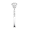 Thumbnail Image 2 of Diamond Engagement Ring 3/4 ct tw Round-cut 14K White Gold 6.9mm (I/2)