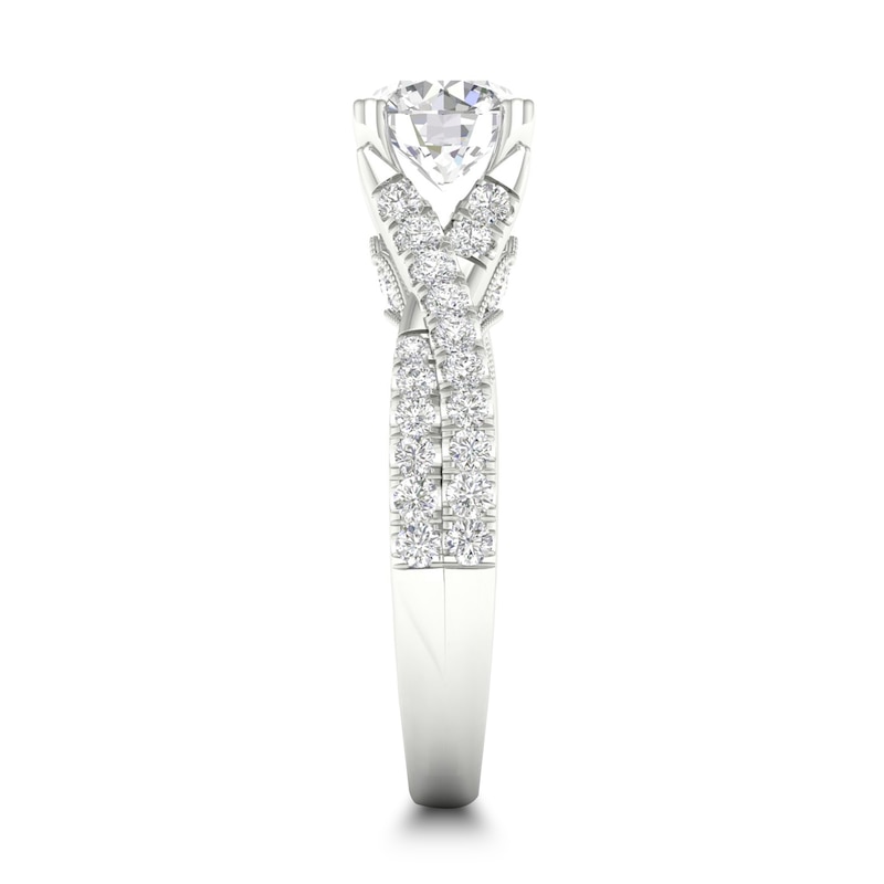 Main Image 2 of Diamond Engagement Ring 1-1/2 ct tw Round 14K White Gold