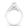 Thumbnail Image 3 of Diamond Engagement Ring 1-1/2 ct tw Round 14K White Gold