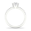 Thumbnail Image 3 of Diamond Engagement Ring 3/4 ct tw Round-cut 14K White Gold
