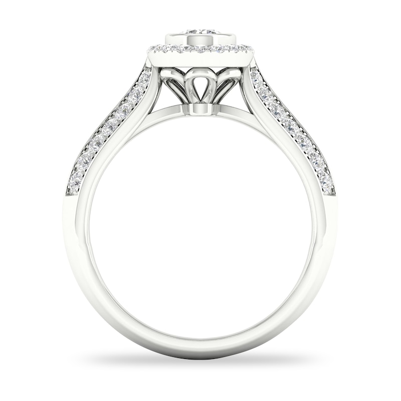 Main Image 3 of Diamond Engagement Ring 3/4 ct tw Round-cut 14K White Gold
