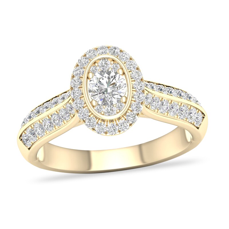 Main Image 1 of Diamond Ring 3/4 ct tw Round-cut 14K Yellow Gold