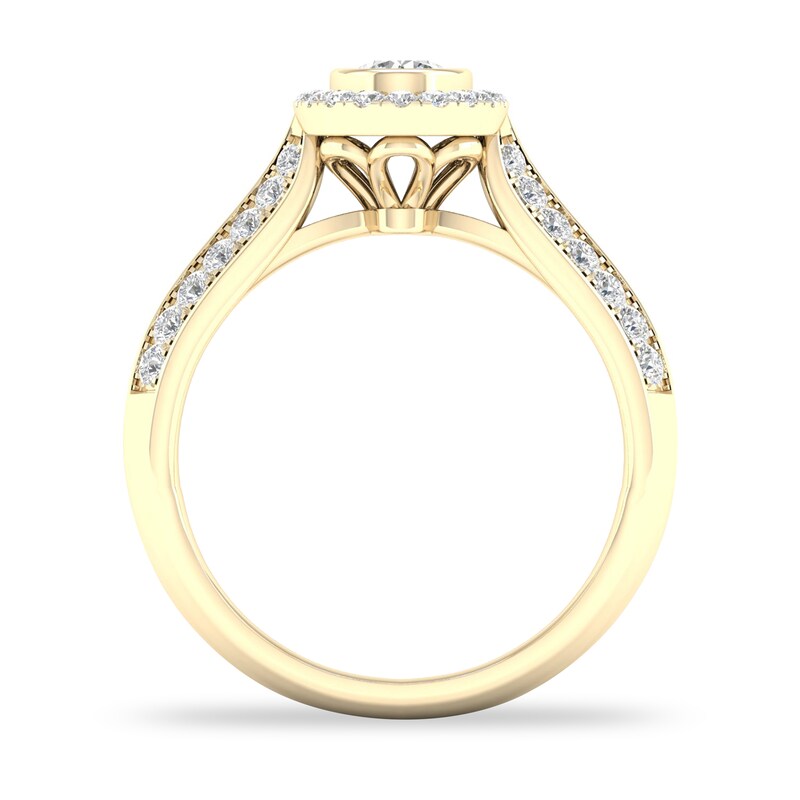 Main Image 2 of Diamond Ring 3/4 ct tw Round-cut 14K Yellow Gold