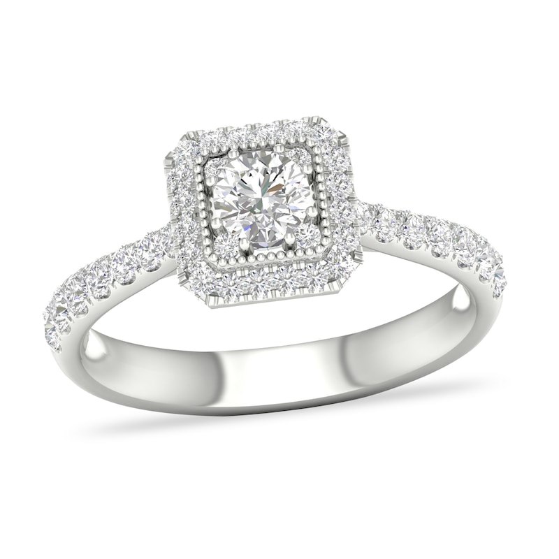 Diamond Ring 3/4 ct tw Round-cut 14K White Gold | Jared