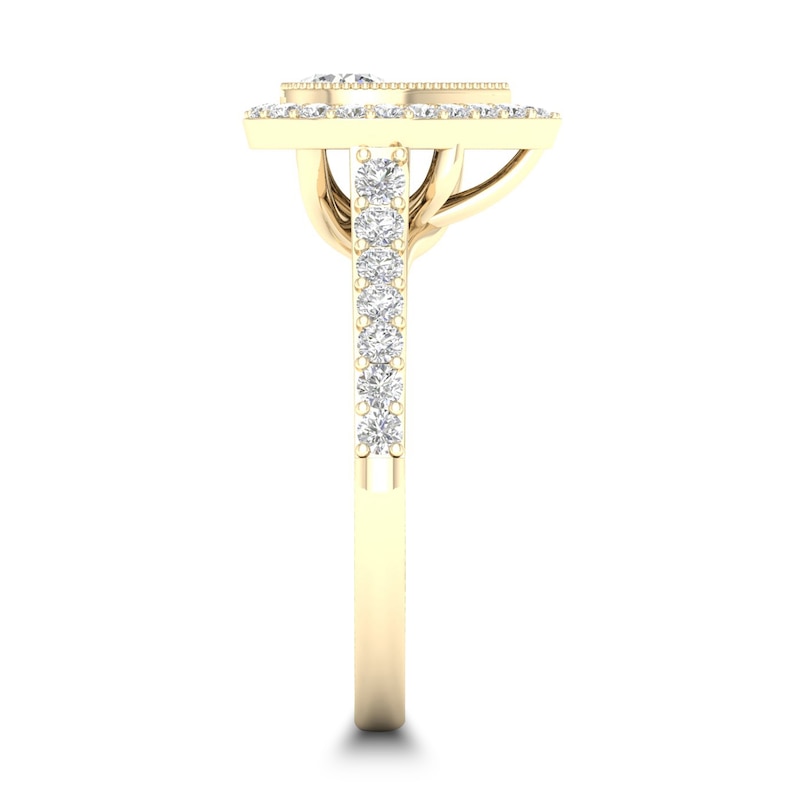 Main Image 2 of Diamond Ring 3/4 ct tw Round-cut 14K Yellow Gold