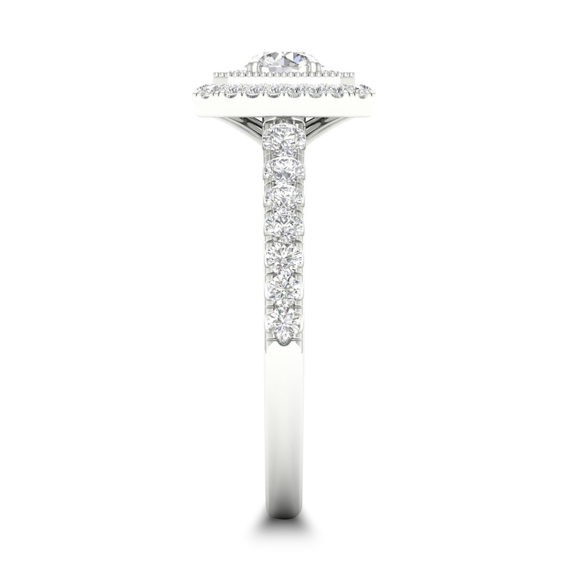 Main Image 2 of Diamond Engagement Ring 3/4 ct tw Round-cut 14K White Gold
