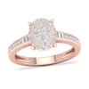 Thumbnail Image 1 of Diamond Ring 1/3 ct tw Round-cut 14K Rose Gold
