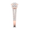 Thumbnail Image 3 of Diamond Ring 1-1/3 ct tw Round-cut 14K Rose Gold