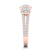 Thumbnail Image 2 of Diamond Ring 1-1/3 ct tw Round-cut 14K Rose Gold