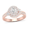 Thumbnail Image 1 of Diamond Ring 1 ct tw Round-cut 14K Rose Gold