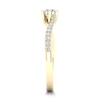 Thumbnail Image 3 of Diamond Ring 1/2 ct tw Round-cut 14K Yellow Gold