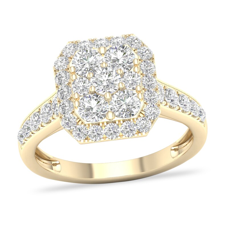 Main Image 1 of Diamond Ring 1 ct tw Round-cut 14K Yellow Gold