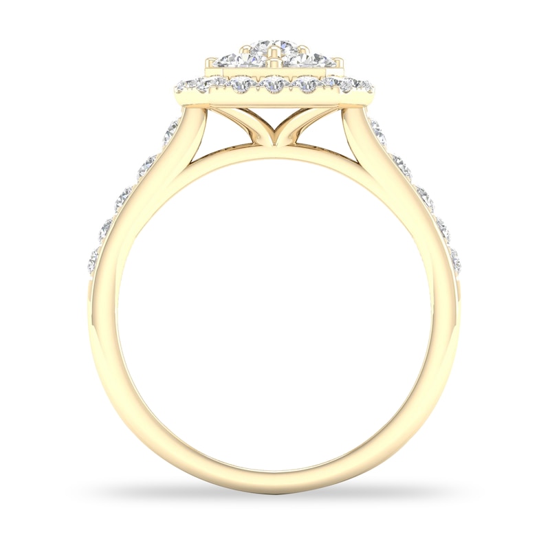 Main Image 2 of Diamond Ring 1 ct tw Round-cut 14K Yellow Gold