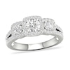 Thumbnail Image 1 of Diamond Engagement Ring 1-1/3 ct tw Round 14K White Gold