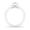 Thumbnail Image 3 of Diamond Ring 1/3 ct tw Emerald-cut 14K White Gold