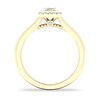 Thumbnail Image 2 of Diamond Ring 1/3 ct tw Emerald-cut 14K Yellow Gold