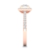 Thumbnail Image 3 of Diamond Ring 3/4 ct tw Round-cut 14K Rose Gold