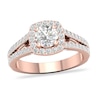Thumbnail Image 1 of Diamond Ring 1-1/2 ct tw Round-cut 14K Rose Gold