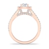 Thumbnail Image 2 of Diamond Ring 1-1/2 ct tw Round-cut 14K Rose Gold