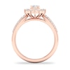 Thumbnail Image 2 of Diamond Ring 5/8 ct tw Round-cut 14K Rose Gold