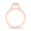 Thumbnail Image 2 of Diamond Ring 3/4 ct tw Round-cut 14K Rose Gold