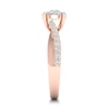 Thumbnail Image 3 of Diamond Ring 3/4 ct tw Round-cut 14K Rose Gold