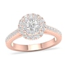 Thumbnail Image 1 of Diamond Ring 3/4 ct tw Round-cut 14K Rose Gold