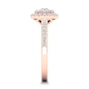 Thumbnail Image 3 of Diamond Ring 3/4 ct tw Round-cut 14K Rose Gold
